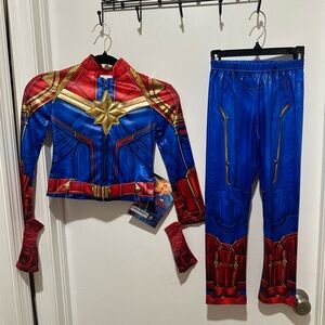 Official Disney Captain Marvel Childs Costume Size 5/6